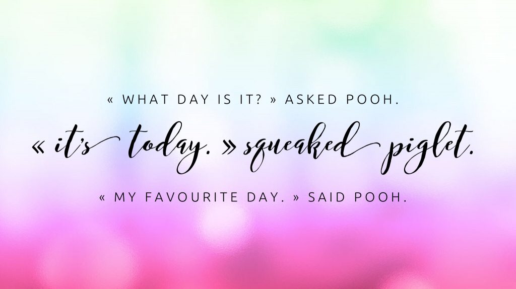 Winnie the Pooh quote about mindfulness